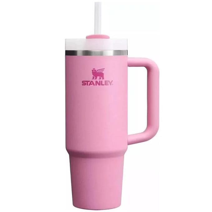Термокружка Stanley Quencher H2,0 0,88 л с трубочкой, пионовая (10-11912-064)