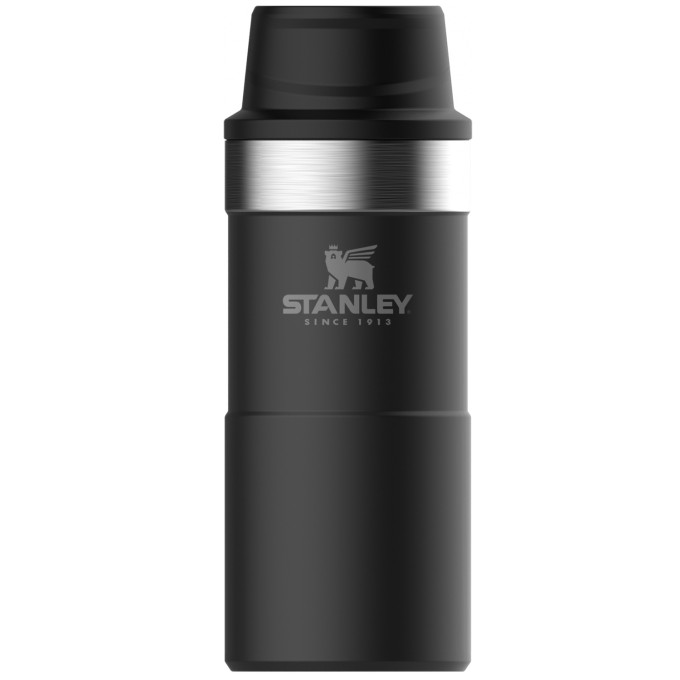Термокружка Stanley Classic Trigger Action 2,0, 0,35 л, чёрная (10-09848-007)